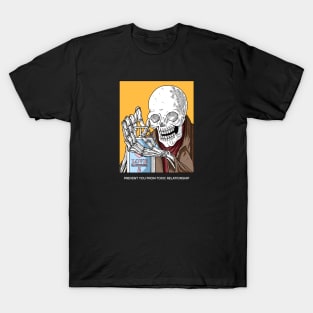 Skull prevent you from toxic relationship T-Shirt